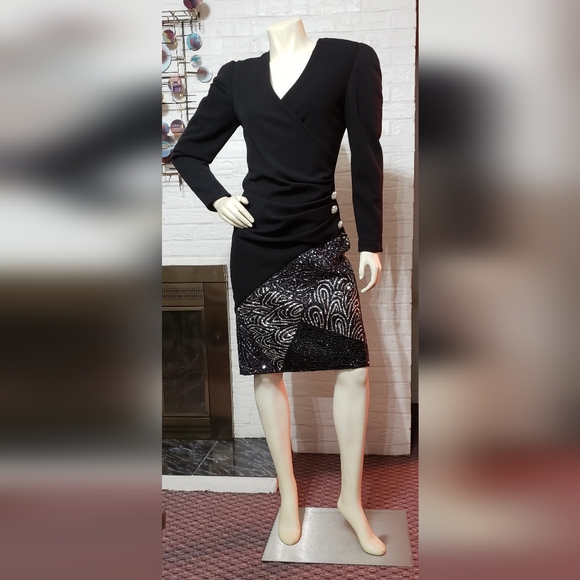 After Five by Julie Duroche Dresses & Skirts - AFTER FIVE by Julie Duroche | Wool Cocktail Dress